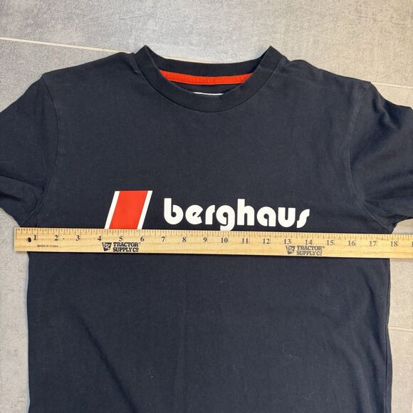 Berghaus Big Logo Lot of 2 Men’s T-Shirts – Black & Blue – Size XS Outdoor - Picture 6 of 12